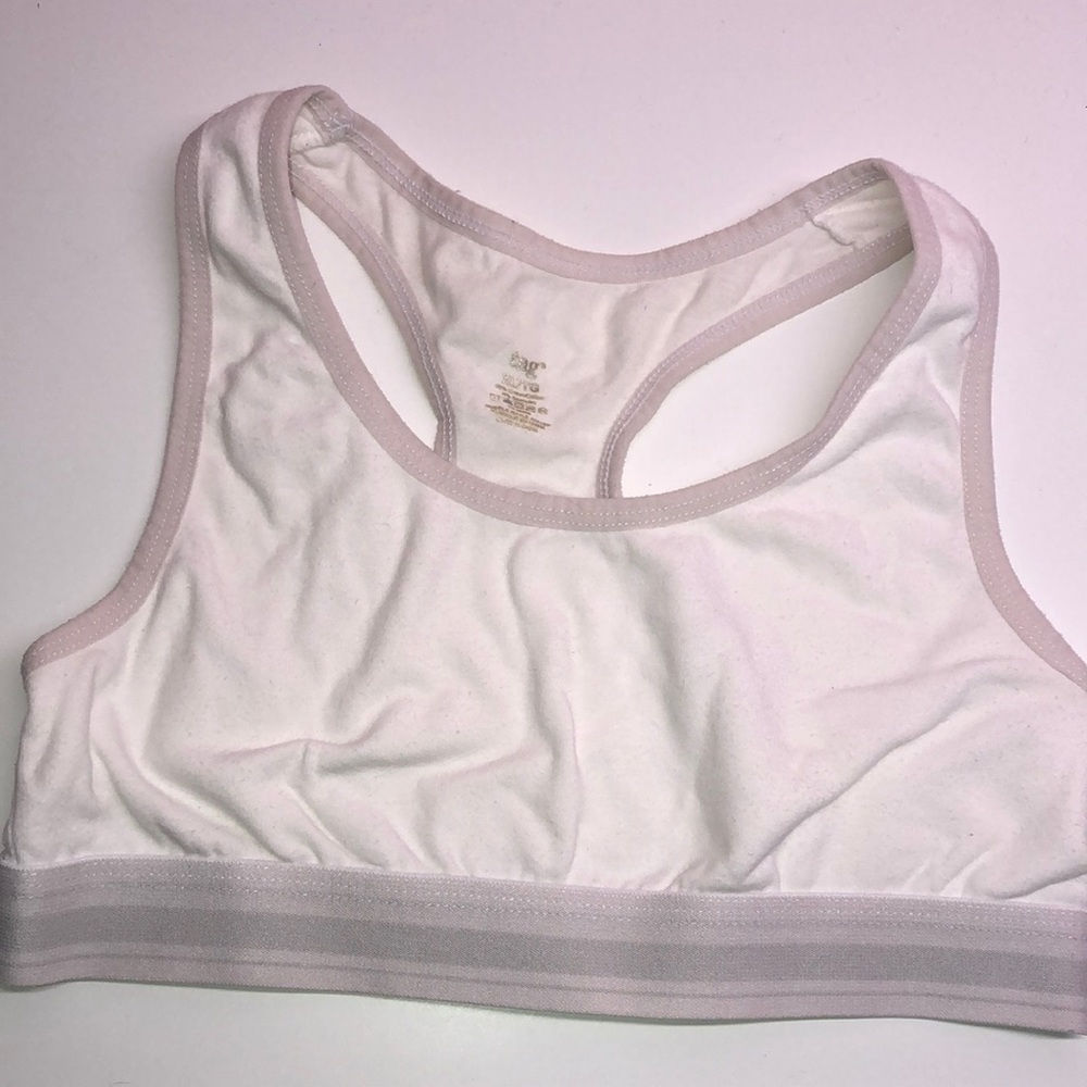 White Tag Kids Bra